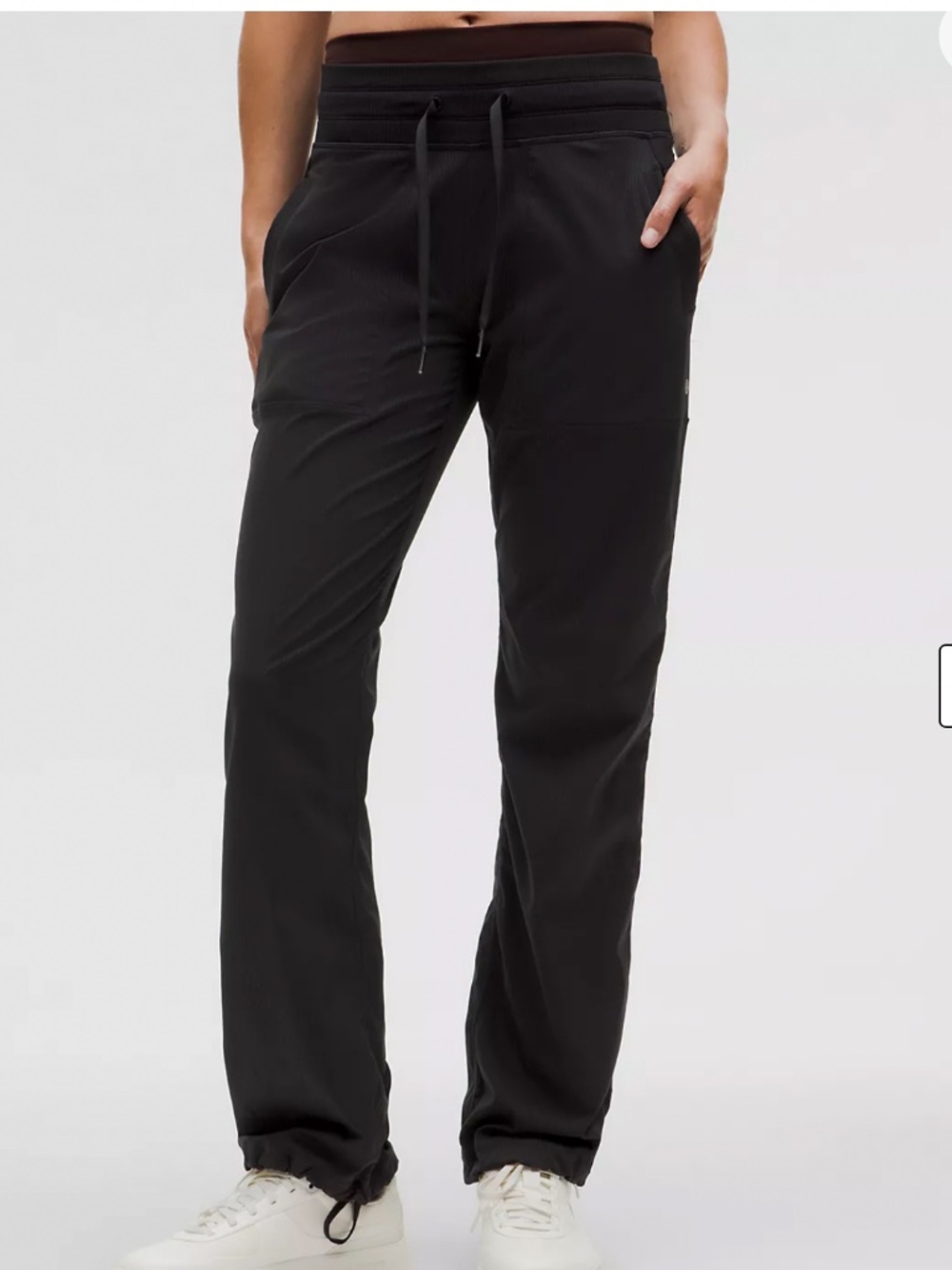 LuluLemon Black Dance Studio Mid-Rise Pant Regular Size 12